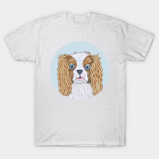 Cute Spaniel Dog T-Shirt by jenniferdavisart